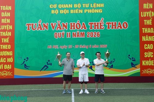 Bế mạc Tuần Văn hóa-Thể thao Cơ quan Bộ Tư lệnh Bộ đội Biên phòng quý II năm 2026