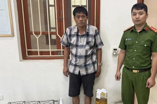 Ngâm rượu tay gấu, người đàn ông bị khởi tố