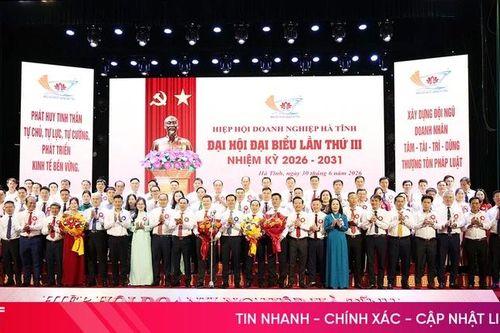 Ông Nguyễn Anh Thắng giữ chức Chủ tịch Hiệp hội Doanh nghiệp Hà Tĩnh
