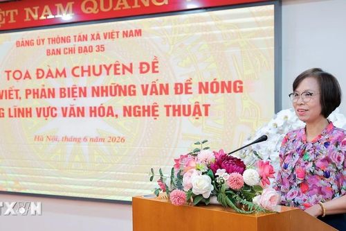 TTXVN tổ chức Tọa đàm nâng cao kỹ năng viết, phản biện về văn hóa, nghệ thuật