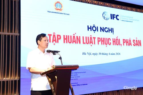 TANDTC đẩy mạnh triển khai Luật Phục hồi, phá sản trong toàn hệ thống Tòa án