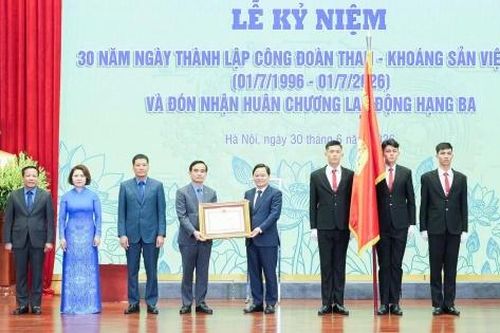 Công đoàn Than - Khoáng sản Việt Nam kỷ niệm 30 năm thành lập