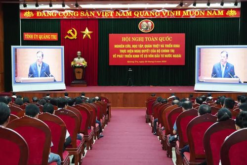 Khai mạc hội nghị toàn quốc nghiên cứu, học tập, quán triệt và triển khai thực hiện Nghị quyết số 10-NQ/TW của Bộ Chính trị