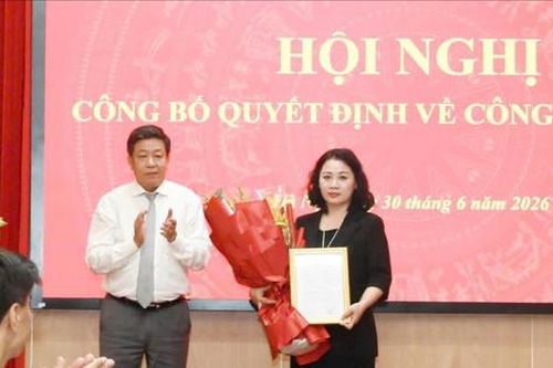 Đồng chí Lê Anh Thư là tân Phó Giám đốc Sở Nội vụ thành phố Hà Nội