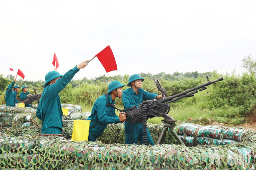 Phường Mỹ Hào (Hưng Yên) tổ chức thành công diễn tập tác chiến trong khu vực phòng thủ