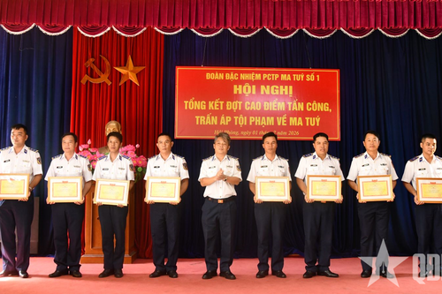 Đoàn Đặc nhiệm Phòng, chống tội phạm ma túy số 1: Phá 10 chuyên án, vụ án về ma túy