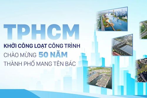 TPHCM khởi công loạt công trình chào mừng 50 năm Thành phố mang tên Bác