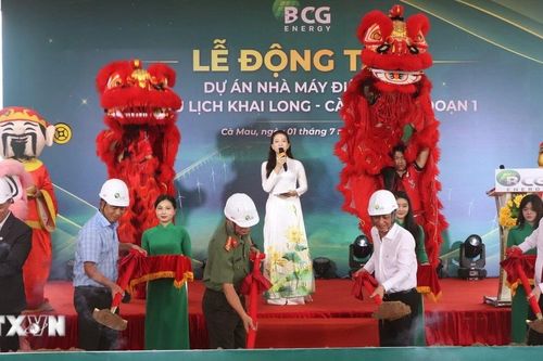 Cà Mau khởi công dự án nhà máy điện gió hơn 6.300 tỷ đồng