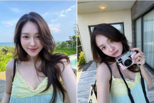 Á hậu Tường San khoe nhan sắc ngọt ngào ở tháng thứ 7 thai kỳ