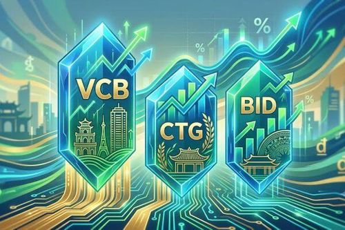 VDSC đánh giá thế nào về cổ phiếu 3 'ông lớn' ngân hàng quốc doanh VCB, CTG và BID?