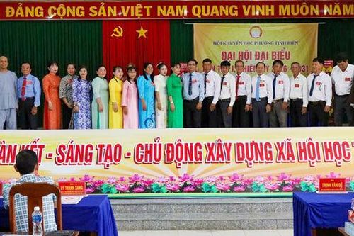 Ông Nguyễn Thái Đức giữ chức Chủ tịch Hội Khuyến học phường Tịnh Biên nhiệm kỳ 2026 - 2031
