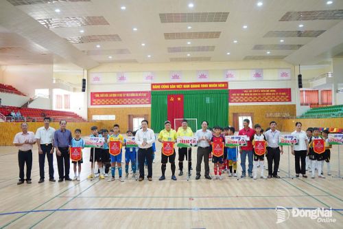 Khai mạc vòng loại Giải bóng đá nhi đồng Cúp Báo và Phát thanh, Truyền hình Đồng Nai - C.P. Việt Nam lần thứ 21 Cụm thi đấu số 5
