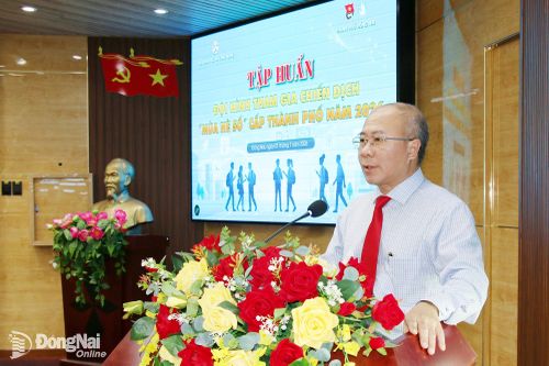 Tập huấn đội hình tham gia chiến dịch Mùa hè số cấp thành phố