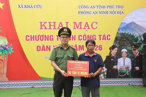 Khả Cửu ra quân triển khai Chương trình công tác dân vận năm 2026