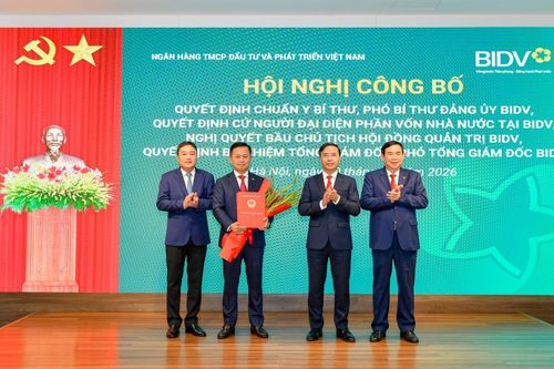 BIDV công bố quyết định nhân sự cấp cao