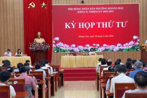 HĐND phường Hoàng Mai quyết nghị nhiều nội dung quan trọng