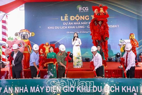 Động thổ dự án Nhà máy điện gió Khai Long