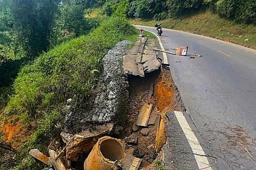 Công bố tình huống về thiên tai trên quốc lộ 6 qua Sơn La và Điện Biên