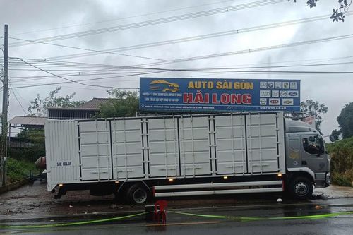 Xe tải va chạm xe máy, 1 người tử vong