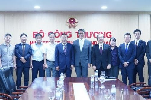 Thứ trưởng Nguyễn Hoàng Long làm việc với doanh nghiệp Nhật Bản về LNG