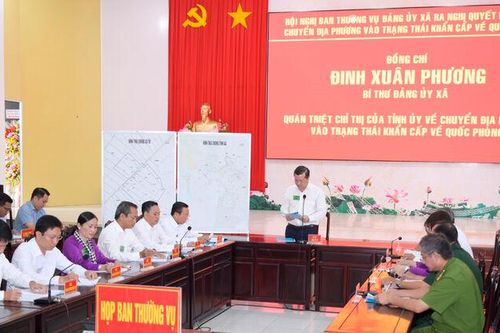 Khai mạc diễn tập tác chiến xã Tân Hiệp trong khu vực phòng thủ năm 2026