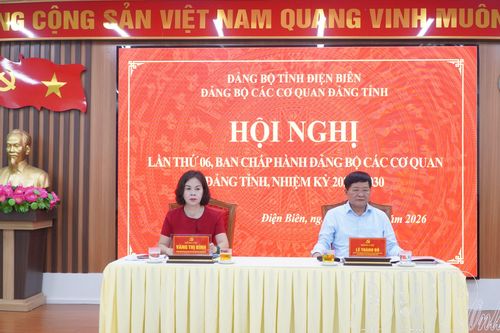 Hội nghị Ban Chấp hành Đảng bộ các cơ quan Đảng tỉnh lần thứ 6