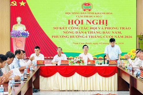 Cụm thi đua số 3 Hội Nông dân tỉnh Khánh Hòa sơ kết công tác hội và phong trào nông dân