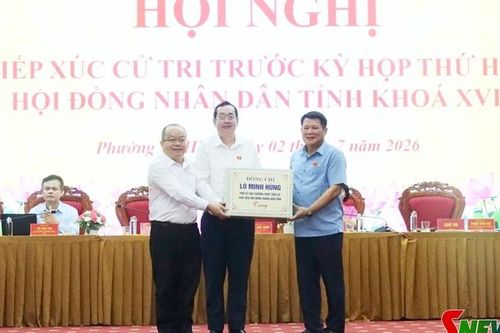 Đồng chí Phó Bí thư Thường trực Tỉnh uỷ, Chủ tịch HĐND tỉnh tiếp xúc cử tri tại phường Tô Hiệu