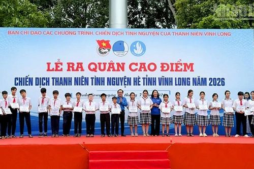 Vĩnh Long sôi nổi ra quân cao điểm Chiến dịch thanh niên tình nguyện hè