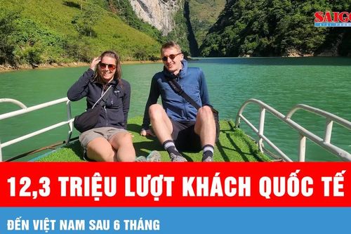 12,3 triệu lượt khách quốc tế đến Việt Nam sau 6 tháng