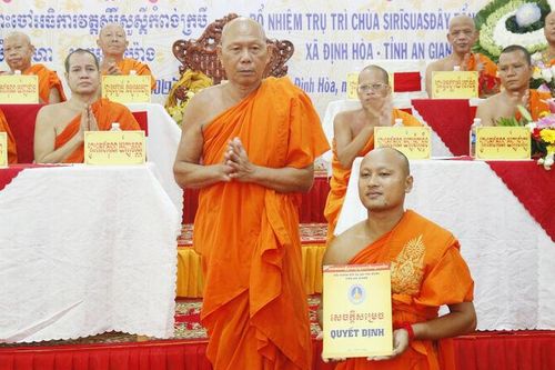 Đại đức Trương Văn Tuấn được bổ nhiệm làm trụ trì chùa Tổng Quản