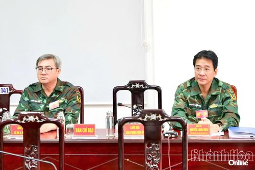 Phường Phan Rang diễn tập tác chiến trong khu vực phòng thủ kết hợp phòng thủ dân sự năm 2026