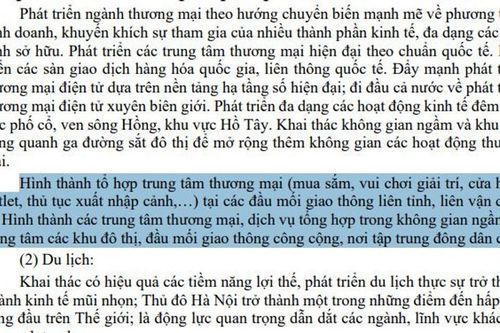 Quy hoạch Hà Nội 100 năm: Thiết lập mạng lưới 7 trung tâm outlet tại các cửa ngõ