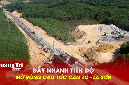 Đẩy nhanh tiến độ mở rộng cao tốc Cam Lộ-La Sơn