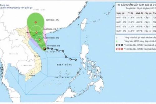 Tin bão khẩn cấp (cơn bão số 1)
