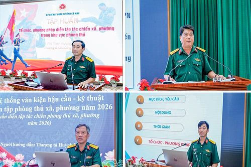 Nâng cao chất lượng chuẩn bị diễn tập tác chiến cấp xã