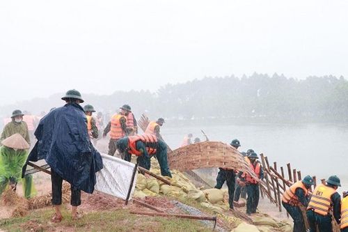 Rà soát các điểm đê xung yếu ứng phó với bão số 1