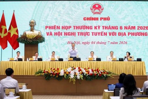 Khai mạc Phiên họp Chính phủ thường kỳ tháng 6/2026 và Hội nghị trực tuyến Chính phủ với địa phương