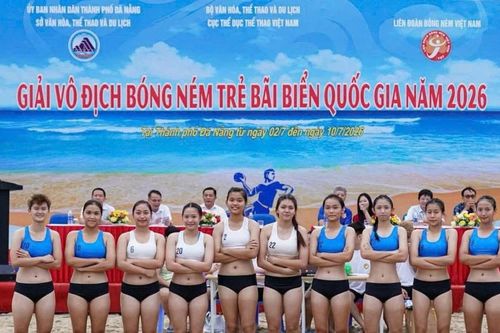 Đội tuyển bóng ném bãi biển Gia Lai thắng trận ra quân