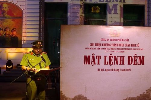 Công an Hà Nội tái hiện vụ án số 7 Ôn Như Hầu qua ‘Mật lệnh đêm’