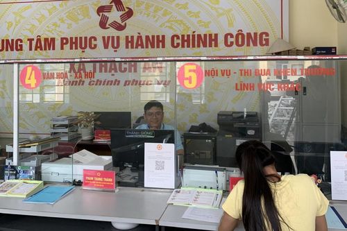 Xã Thạch An tỷ lệ hồ sơ thủ tục hành chính giải quyết đúng hạn đạt 99,2%