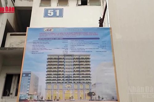 [Video] Hà Nội khởi công dự án xây dựng lại chung cư 51 Huỳnh Thúc Kháng