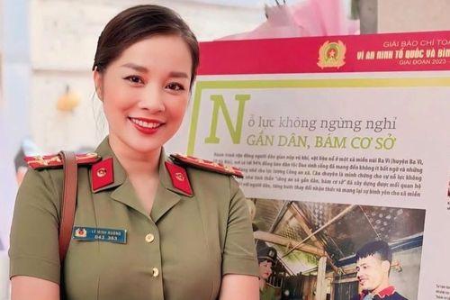 Đại úy công an, diễn viên Minh Hương: Tuổi 40 đi qua nhiều giông bão…