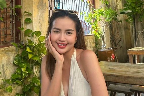 Hoa hậu Ngọc Châu khoe nhan sắc rạng rỡ trong ngày cuối tuần