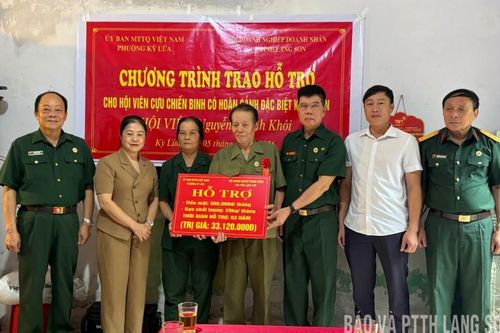 Hỗ trợ cựu chiến binh có hoàn cảnh khó khăn