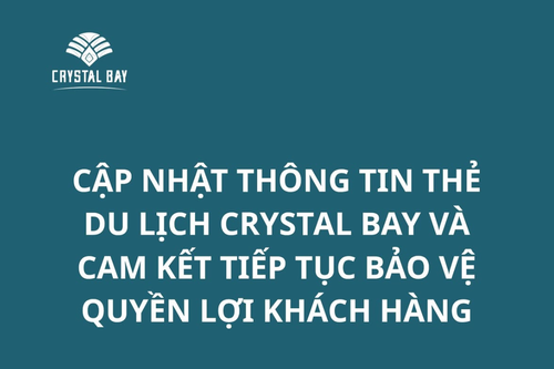 Crystal Bay công bố dòng tiền 800 tỷ đồng từ thẻ du lịch, làm rõ vai trò của Chủ tịch Nguyễn Đức Chi