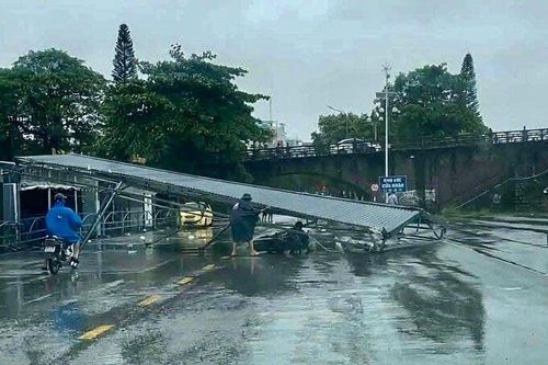 Thiệt hại ban đầu tại khu vực trọng tâm đổ bộ của bão số 1