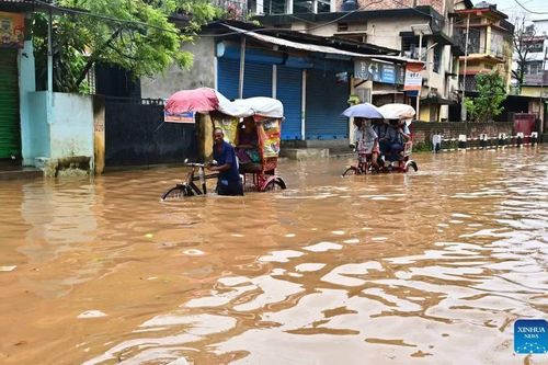 Ấn Độ: Mưa lớn gây ngập lụt nhiều khu vực, ít nhất 4 người thiệt mạng