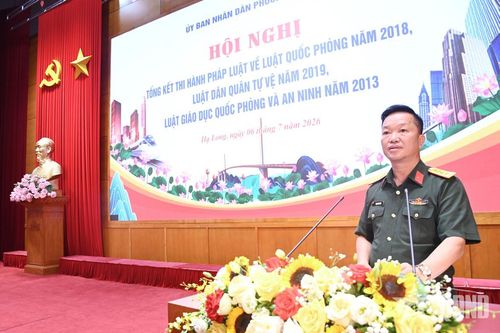 Quảng Ninh: Nâng cao chất lượng lực lượng dân quân tự vệ ở phường Hạ Long