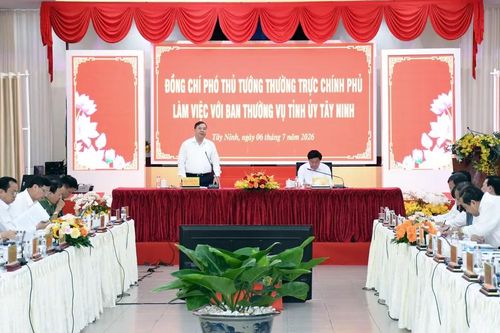 Phó Thủ tướng Thường trực Chính phủ Phạm Gia Túc: Tây Ninh phải khai thác hiệu quả lợi thế cửa khẩu và vị trí kết nối vùng